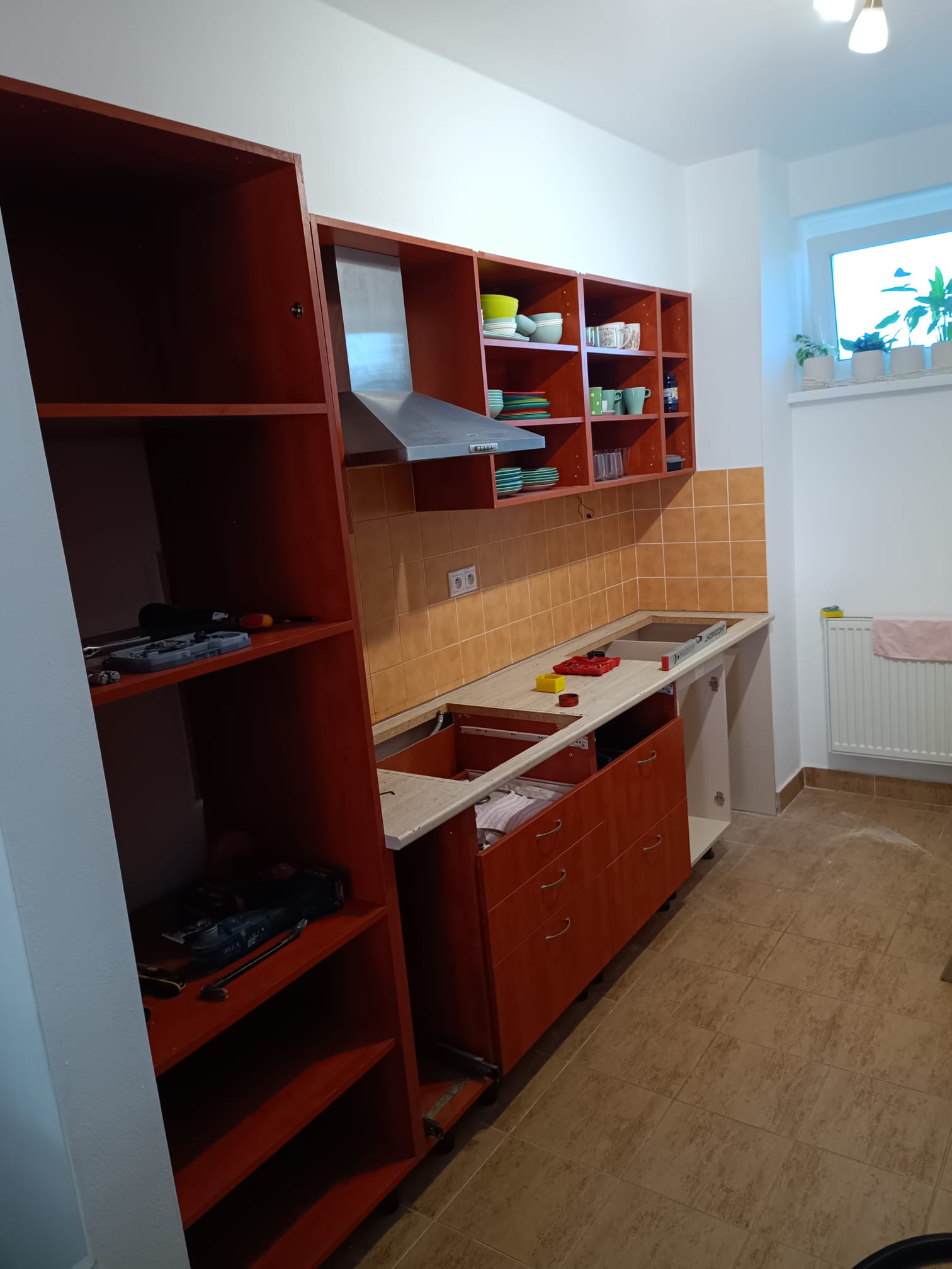 Oprava kuchyne predtým a potom